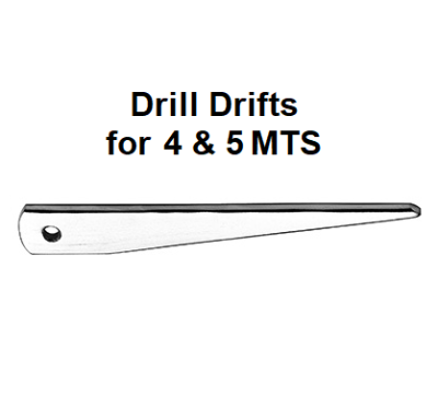 4 & 5 Morse Taper Drill Drift